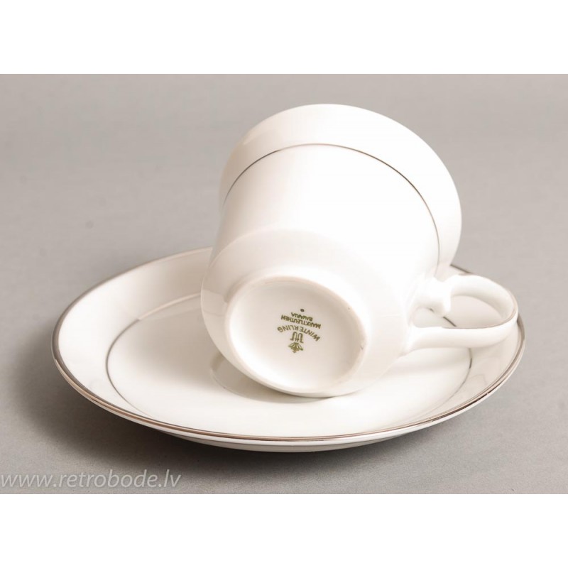 Vintage Porcelain Tea or Coffee cup and plate, Winterling Marktleuthen